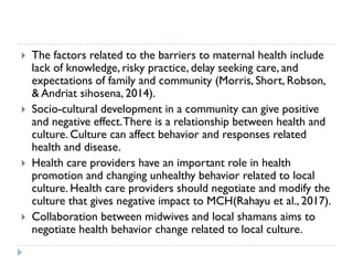 Cultural Influence on Child and Maternal Health in Singkil District ...