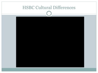 HSBC Cultural Differences 