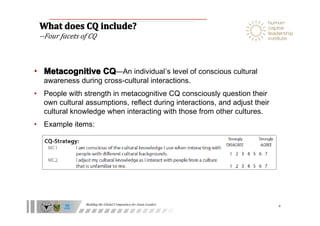 Cultural intelligence | PDF