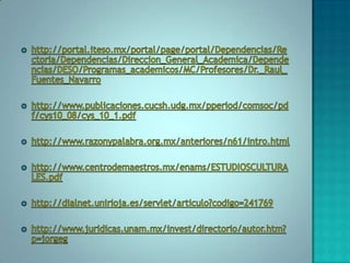 Culturalismo. present.