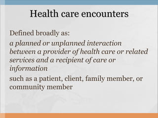 cultural care competence in health encounter | PPT
