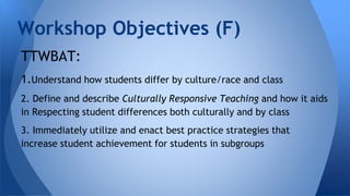 Culturally responsive teaching | PPTX