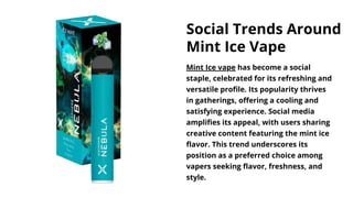 Disposable Vape Cool Mint VUSE GO 5000 - MINT ICE  Vape City Australia  Stop Vapingproducts