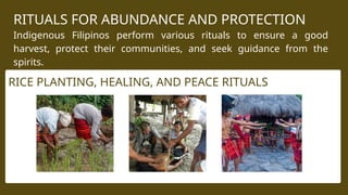 Cultural Performance and Indigenous Practices, and Religious Rites and ...