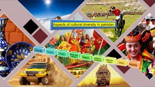 Cultural perspective and cultural diversity in Pakistan | PPTX