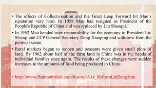 Chinese Cultural revolution | PPTX
