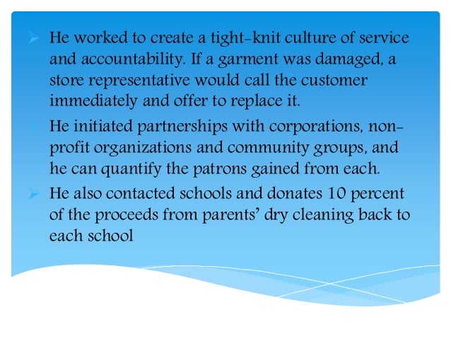 dry cleaner resume