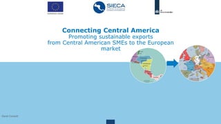 Connecting Central America
Promoting sustainable exports
from Central American SMEs to the European
market
Garel Consult
 