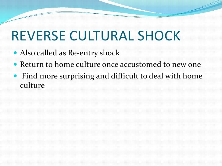 Cultural shock ppt