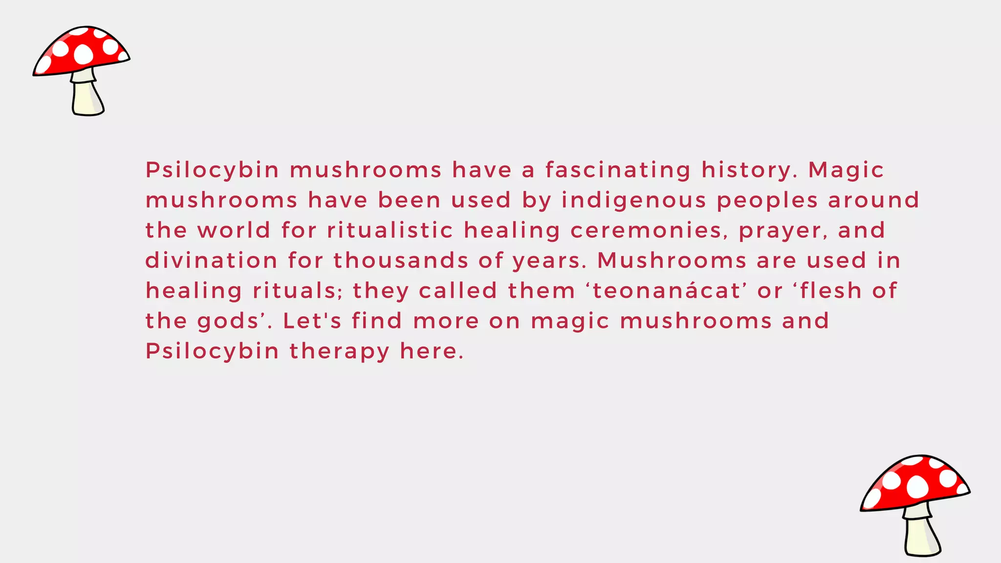 Cultural significance of Psilocybin Therapy | PDF