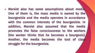 Media Culture and Cultural studies | PPTX