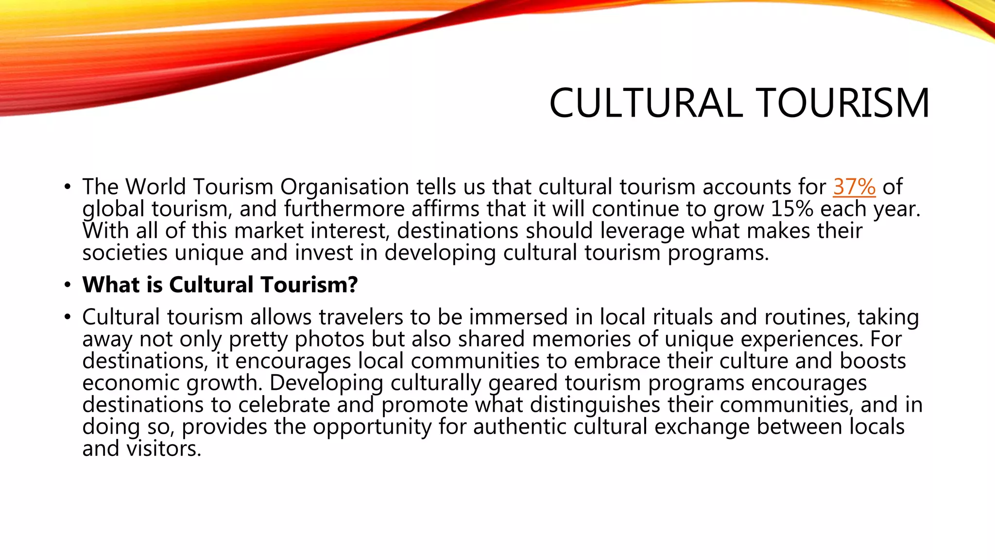 Tourist Rituals Cultural tourism dir | PPTX