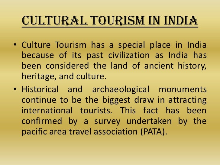 cultural tourism in india essay