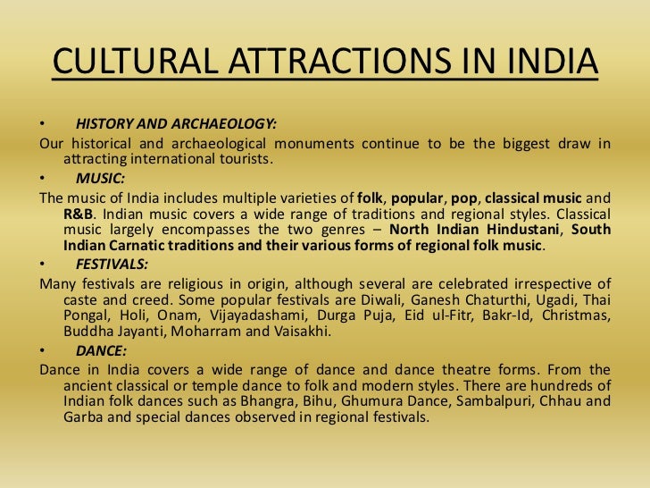 Cultural Tourism in India