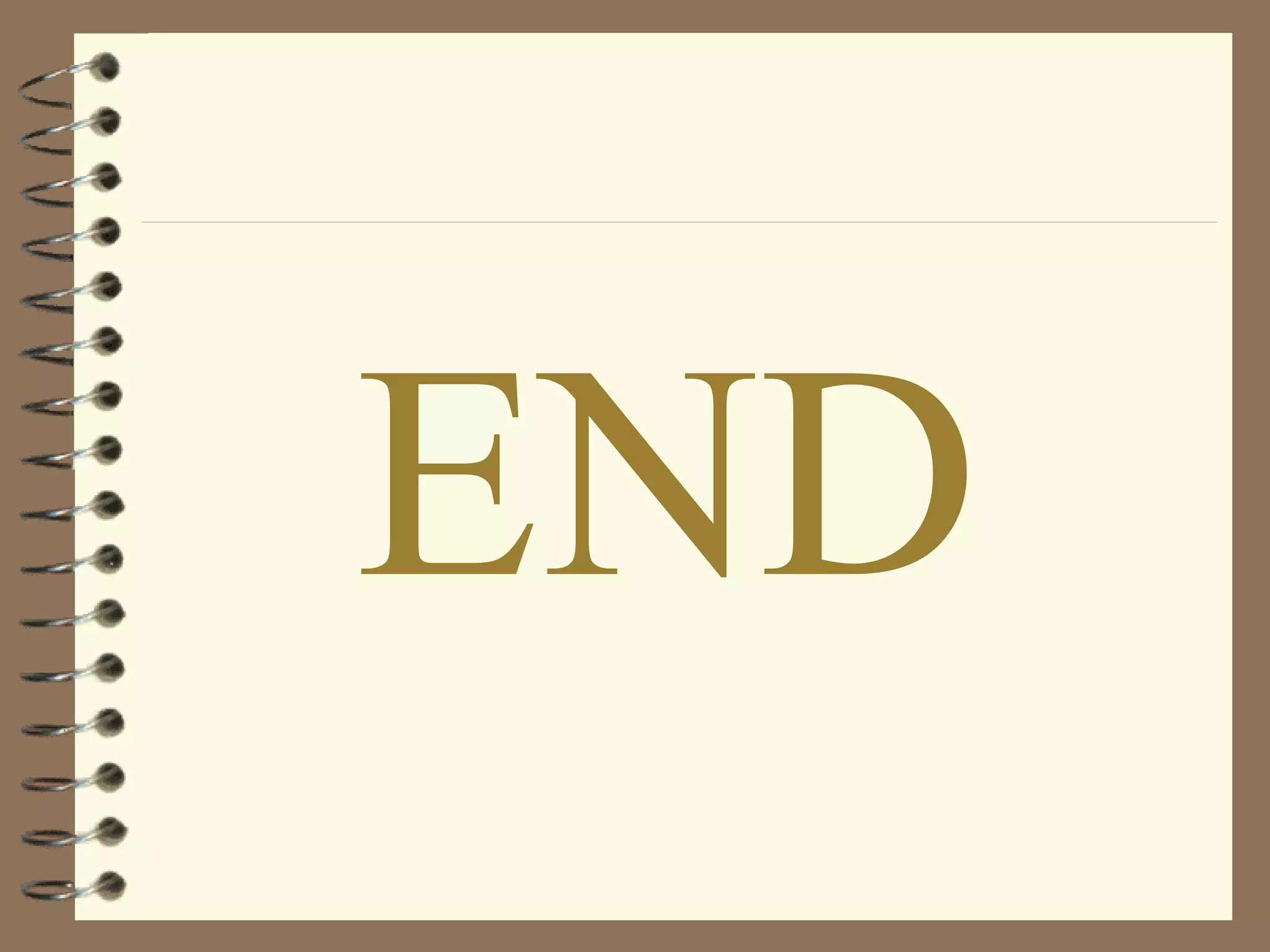 END
 