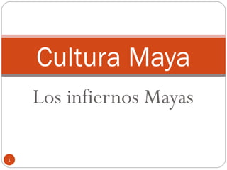 Cultura Maya
    Los infiernos Mayas

1
 
