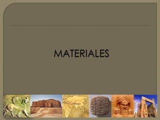 CARACTERÍSTICAS ARQUITECTÓNICASDebido a las periódicas inundaciones que eran favorables a los cultivos, los edificios solían construirse sobre terrazas.