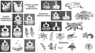 ANIMALES
PERSONALES
SOBRENATURALES
DISEÑOS
ZOOMORFOS Y
GEOMETRICOS
DISEÑOS SALINAR
DISEÑOS
HORIZONTALES
 