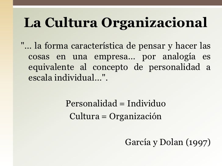 la cultura organizacional hoy en diapositivas sobre los individuos