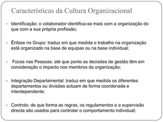 Cultura organizacional | PPTX