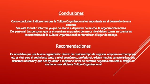 Cultura organizacional