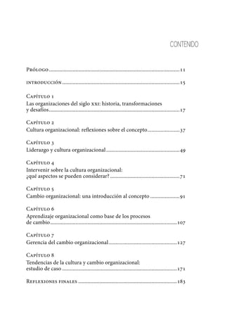 Cultura organizacional y cambio web final | PDF