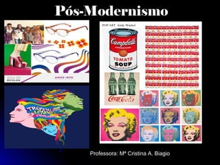 Pós-Modernismo

Professora: Mª Cristina A. Biagio

 