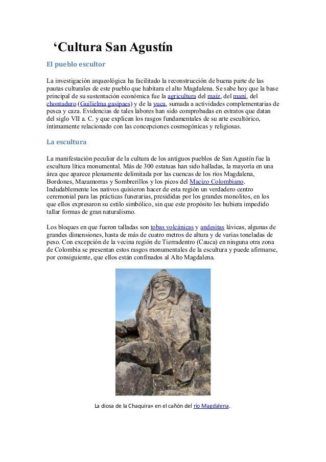 Cultura san agustín
