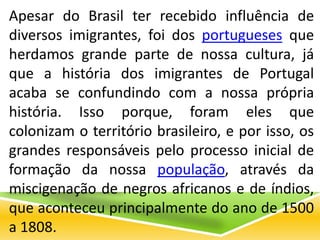 Culturas do brasil | PPTX