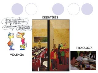 DESINTERÉS




                         TECNOLOGÍA

VIOLENCIA
 