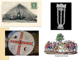 Momificaban a sus muertos. Sus casas eran de piedra con techo de paja. Tenían su propio idioma.Atacameños o Cultura de San Pedro de Atacama Se ubicaron en la hoya del río Loa, San Pedro de Atacama y alrededores.