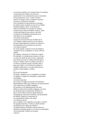 Cu lt u r a y  e d u c a c i ó n