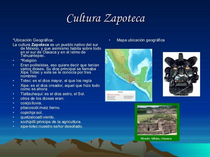 Cultura Zapoteca