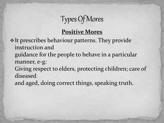 sociology-culture,folkways,mores | PPTX