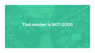 That number is NOT GOOD
 