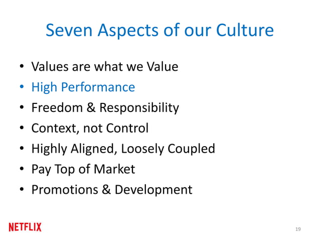 Seven Aspects of our Culture