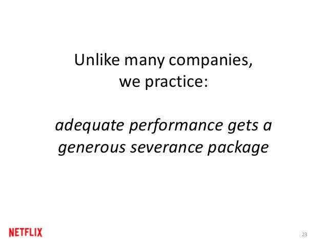 unlike many companies we practice netflix slides