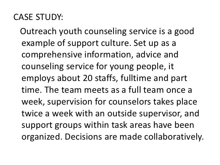 counseling case study analysis example
