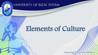 Elements of Culture
 