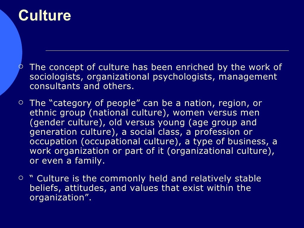 Culture And Hrm Philosophy