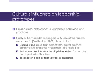 Culture and leadership cdc | PDF
