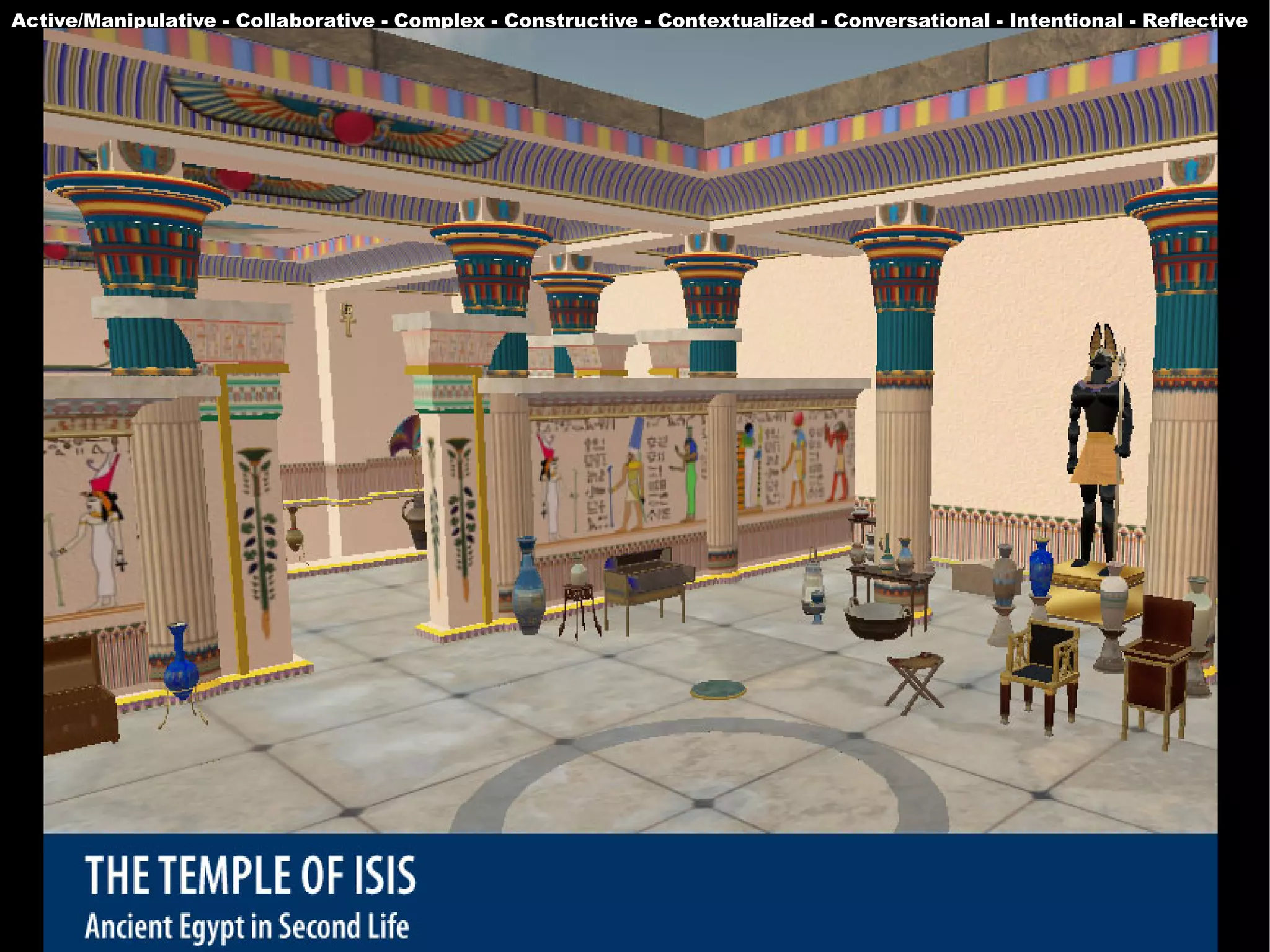 Active/Manipulative - Collaborative - Complex - Constructive - Contextualized - Conversational - Intentional - Reflective




                                                                                                               105
 