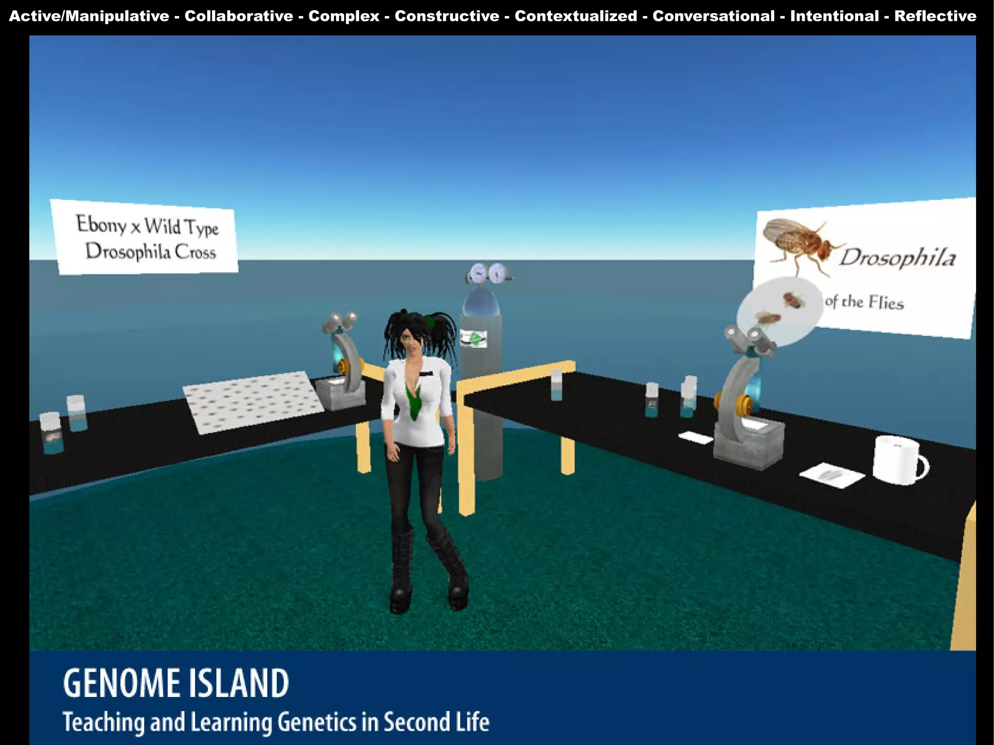 Active/Manipulative - Collaborative - Complex - Constructive - Contextualized - Conversational - Intentional - Reflective




                                                                                                               106
 