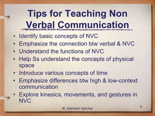 Culture and non verbal communication | PPTX
