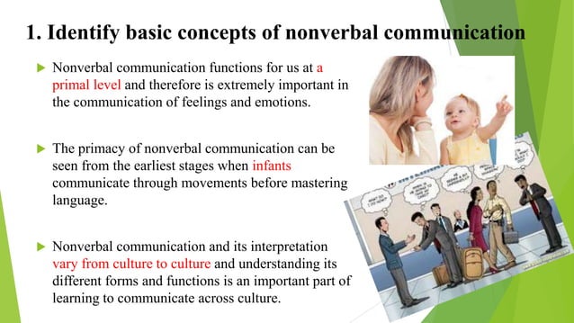 Culture and nonverbal communication | PPTX