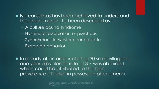Culture bound syndromes Culture bound syndromes