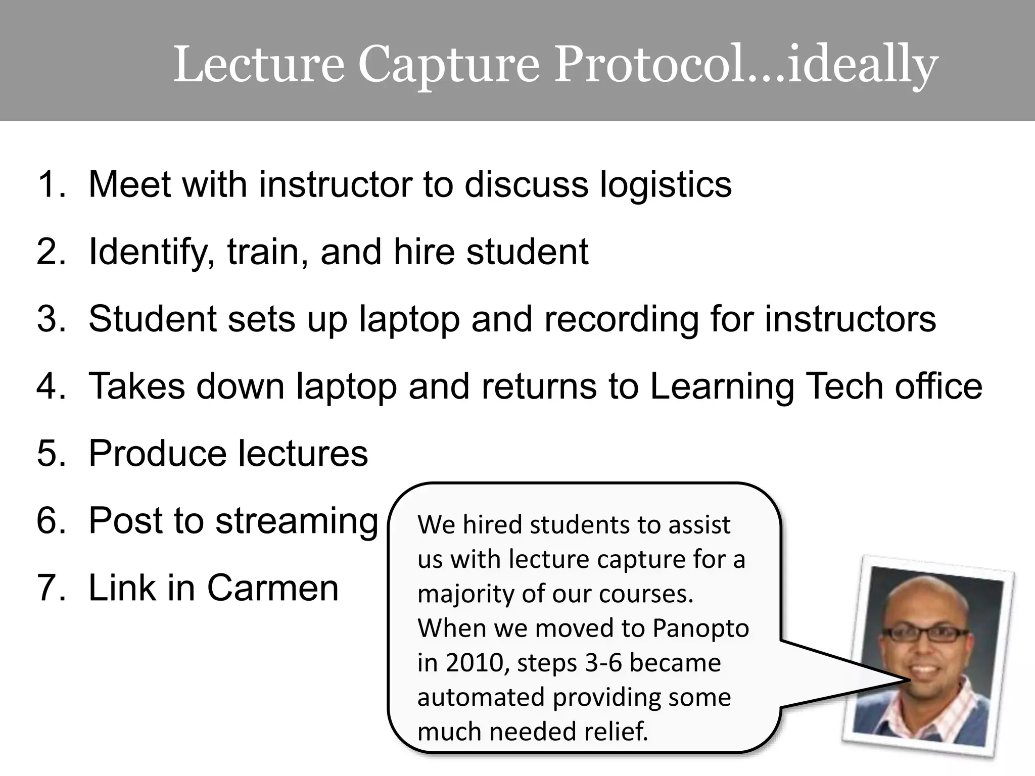 Creating a Culture of Capture (Update) | PPT