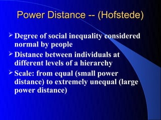 Power Distance In China Culture ch 3 | PPT