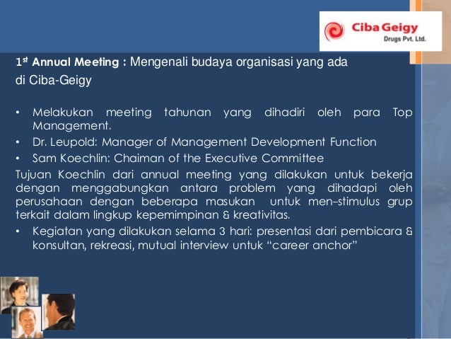 Culture Change At Ciba Geigy
