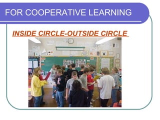 FOR COOPERATIVE LEARNING INSIDE CIRCLE-OUTSIDE CIRCLE  